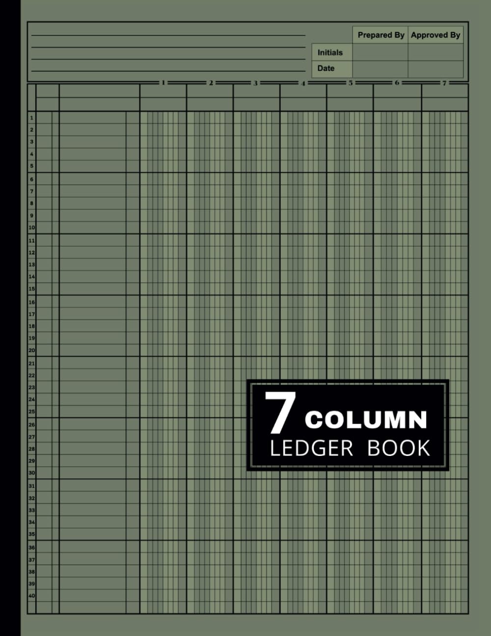 7 Column Ledger Book: Accounting Ledger Book for Bookkeeping | Columnar Pad Journal Notebook | Seven Column Ledger Book | Income and Expense Log Book for Small Business and Personal Finance baixar livro de graça
