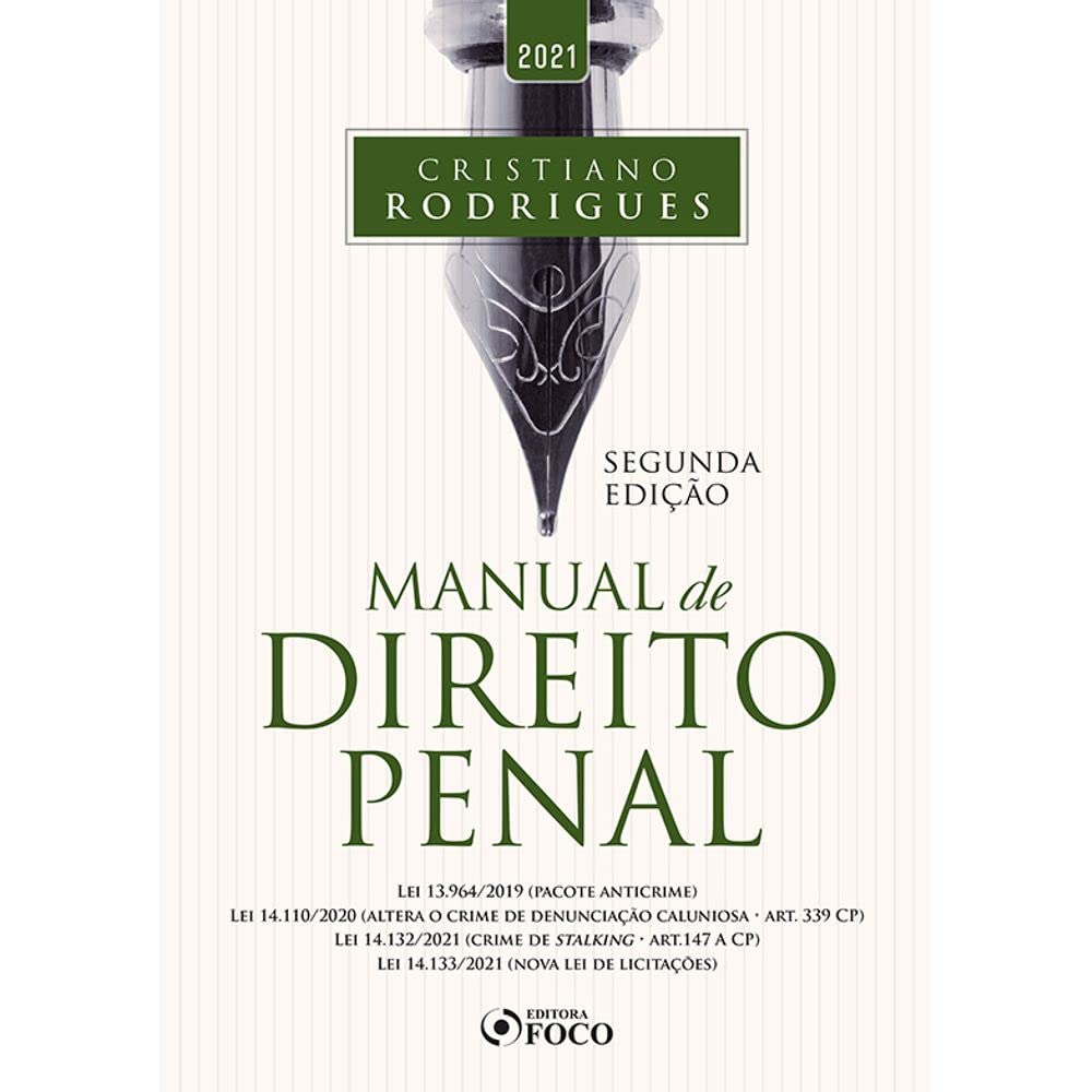 ler totalmente MANUAL DE DIREITO PENAL - 2ª ED - 2021