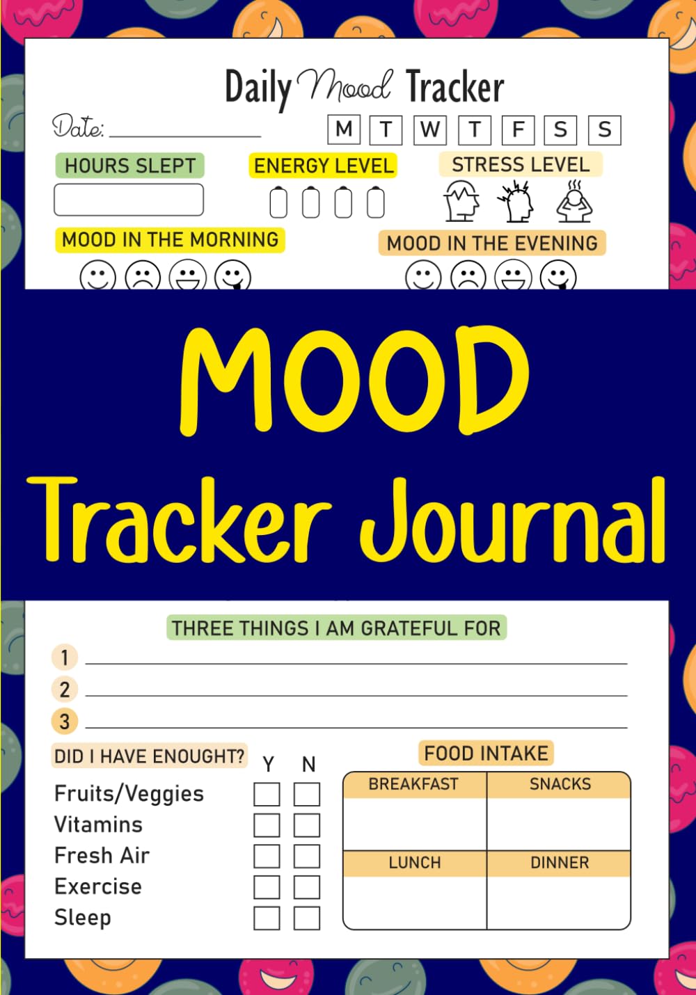 capítulo por capítulo baixar Mood Tracker Journal: Daily mental health and wellness diary with prompts for relieving anxiety and depression