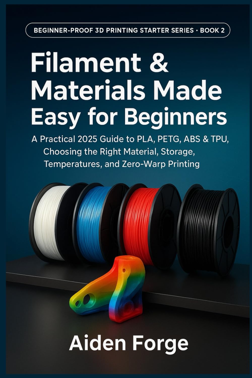 ler totalmente Filament & Materials Made Easy for Beginners: A Practical 2025 Guide to PLA, PETG, ABS & TPU, Choosing the Right Material, Storage, Temperatures, and... (Beginner-Proof 3D Printing Starter Series)