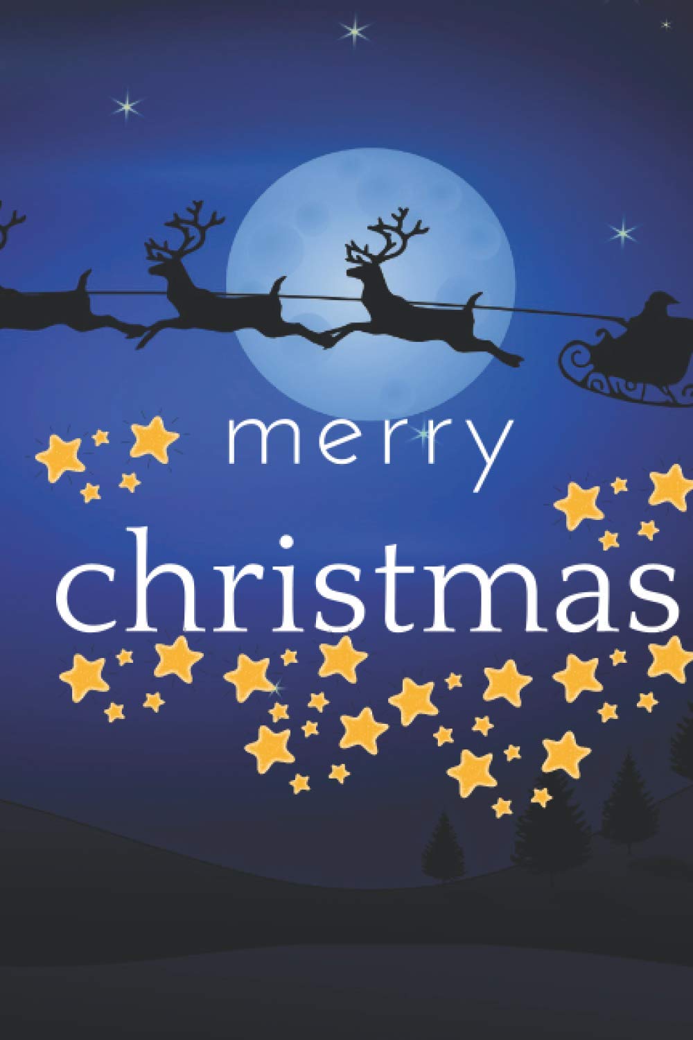 ler totalmente merry christmas: Simple notebook journal (size 6"x 9", 120 pages )