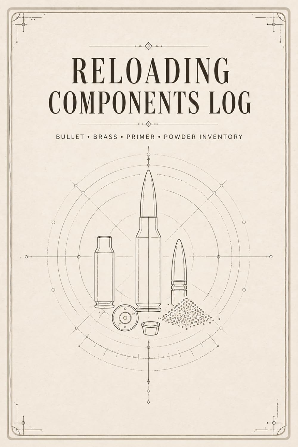 capítulo por capítulo baixar Reloading Components Log: Handloading Record Notebook for Brass Usage, Powder Charges, Bullet Seating and Velocity Results