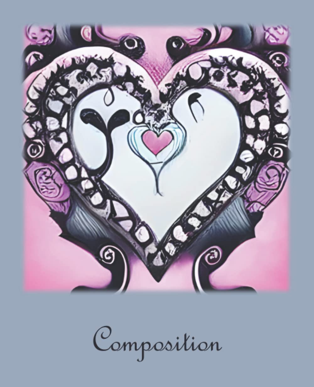 ler totalmente Composition: Pastel hearts and flowers Composition Notebook, Wide Ruled Composition Notebook, 120 Pages, Lined Paper, 7.5 X 9.25" (Composition Notebooks)