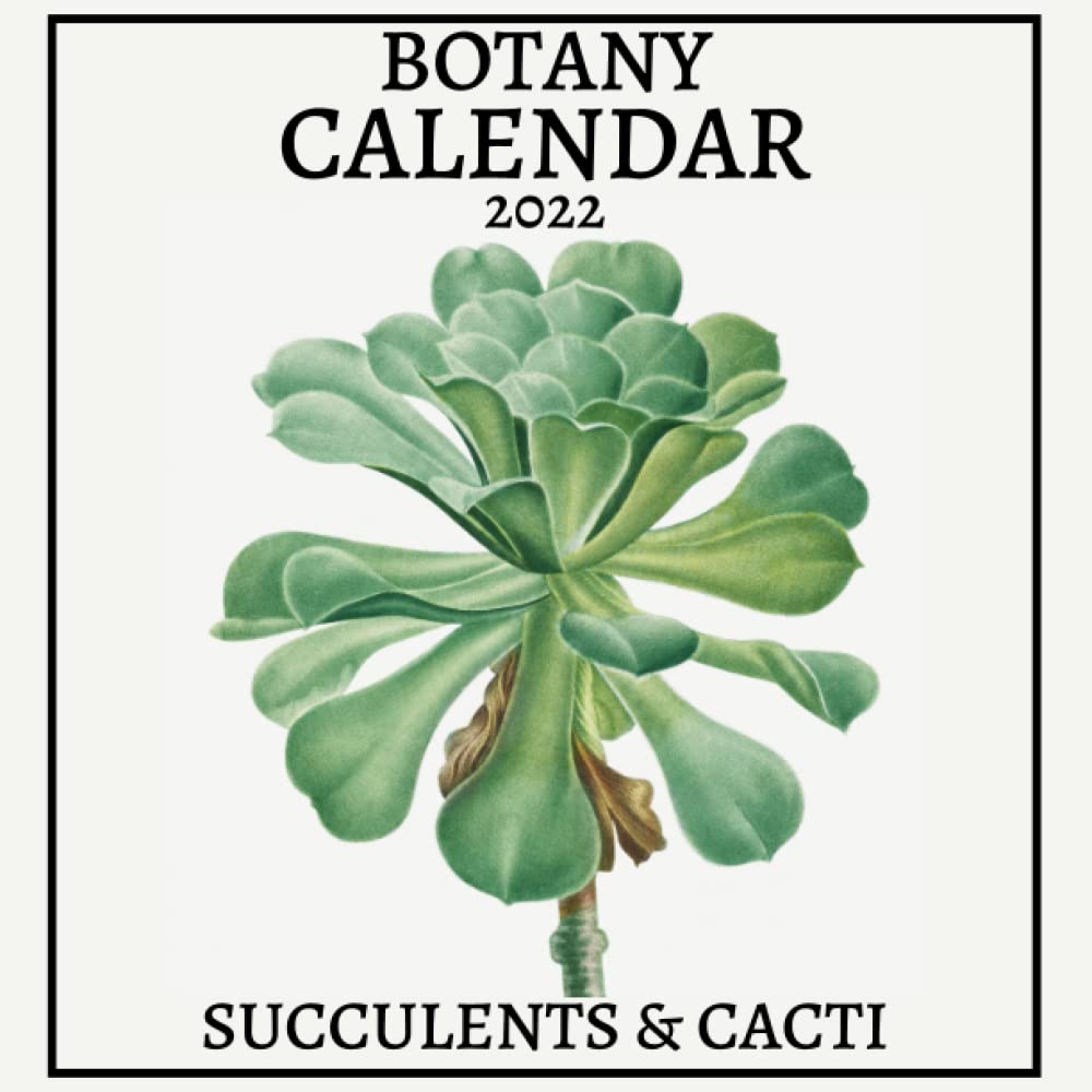 Botany Calendar 2022: Vintage calendar 2022 with Vintage Botanical Illustrations of Gorgeous Succulents & Cacti in Bloom. 12 month Calendar 2022.... Calendar 2022. Botanical Names Included. baixar livro de graça