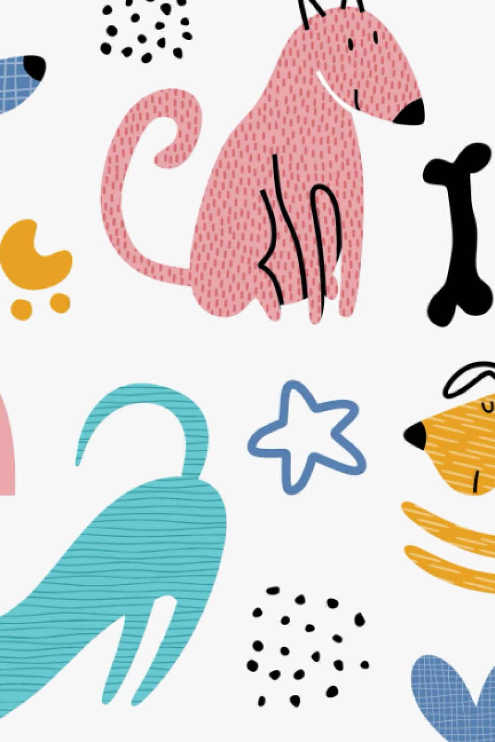 Notebook: Dog Bones and Stars Print Composition Notebook - College Ruled 100 Pages: College Ruled 100 Pages - 6x9 Paperback baixar livro de graça