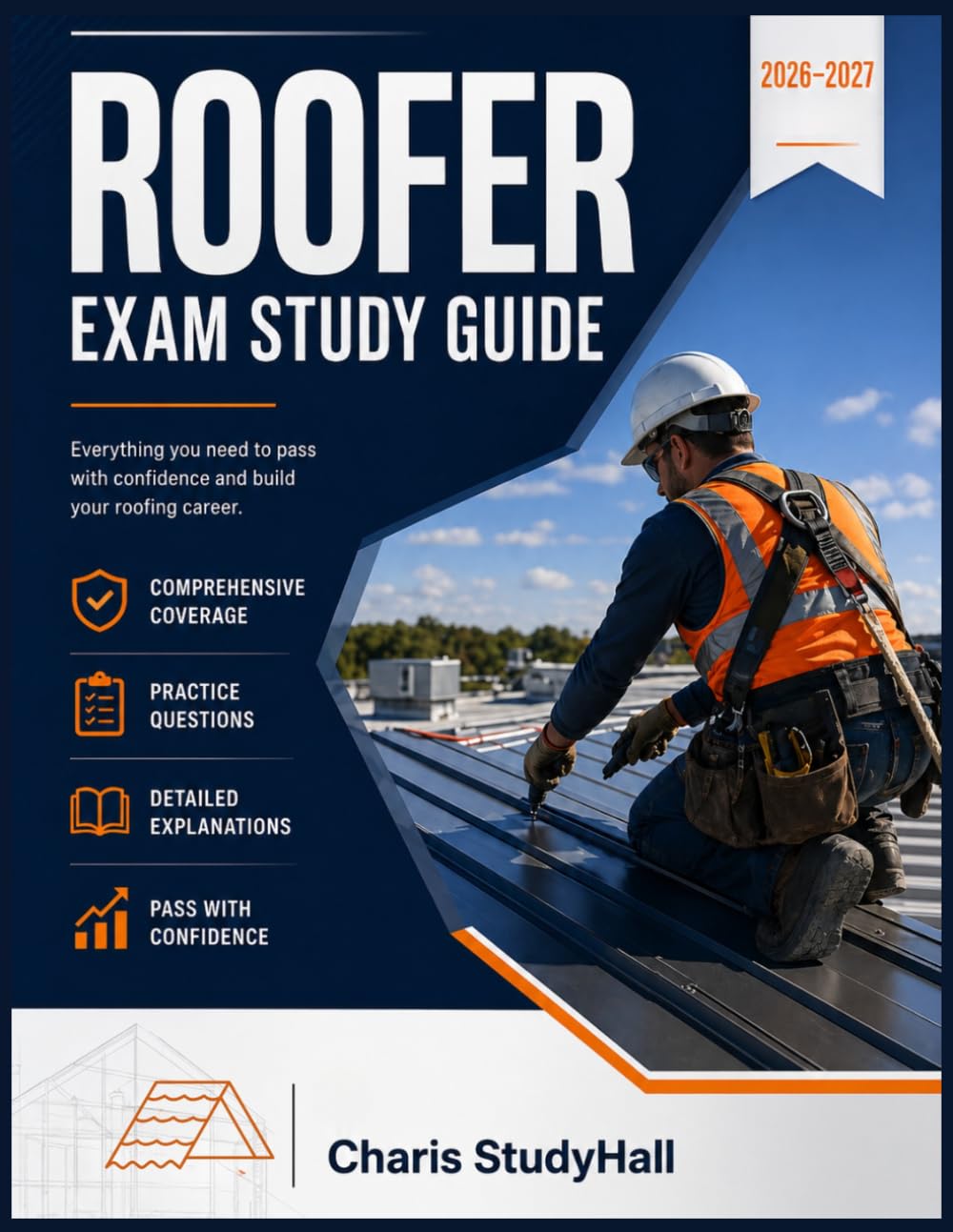 Roofer Exam Study Guide: Your residential and commercial roofing Prep with safety review, simplified estimating, Repairs, 500+ practice questions with answer explanations baixar o livro de graça