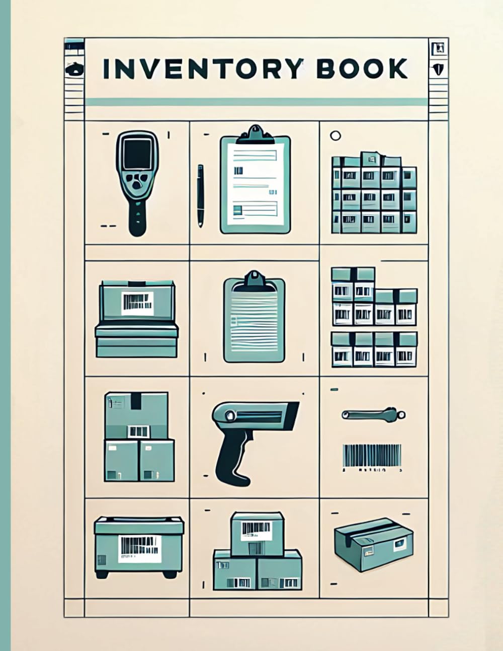 Inventory Book - The Ultimate Log Book for Efficiency and Organization: Enhance Workplace Productivity for Small Businesses, with a Comprehensive... 5 Columns and Tabs, for Optimal Management baixar o livro de graça