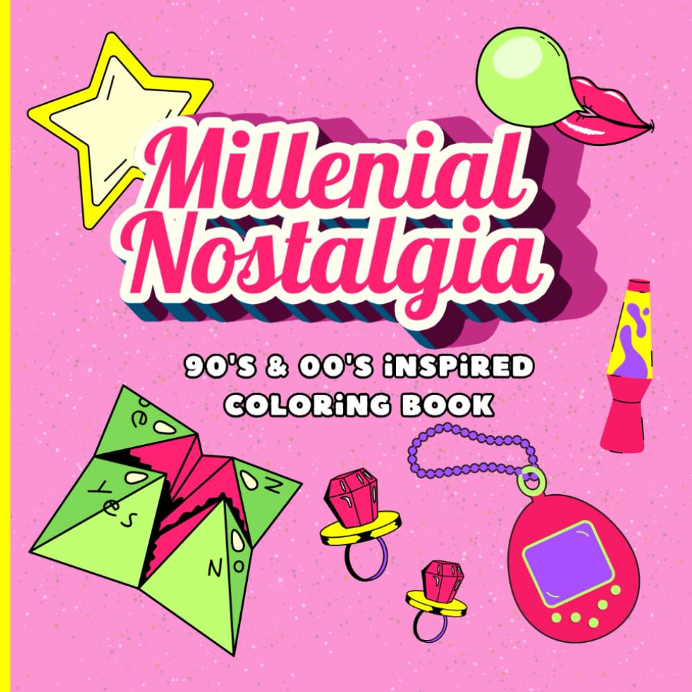 capítulo por capítulo baixar Millenial Nostalgia: 90's and 00's inspired coloring book