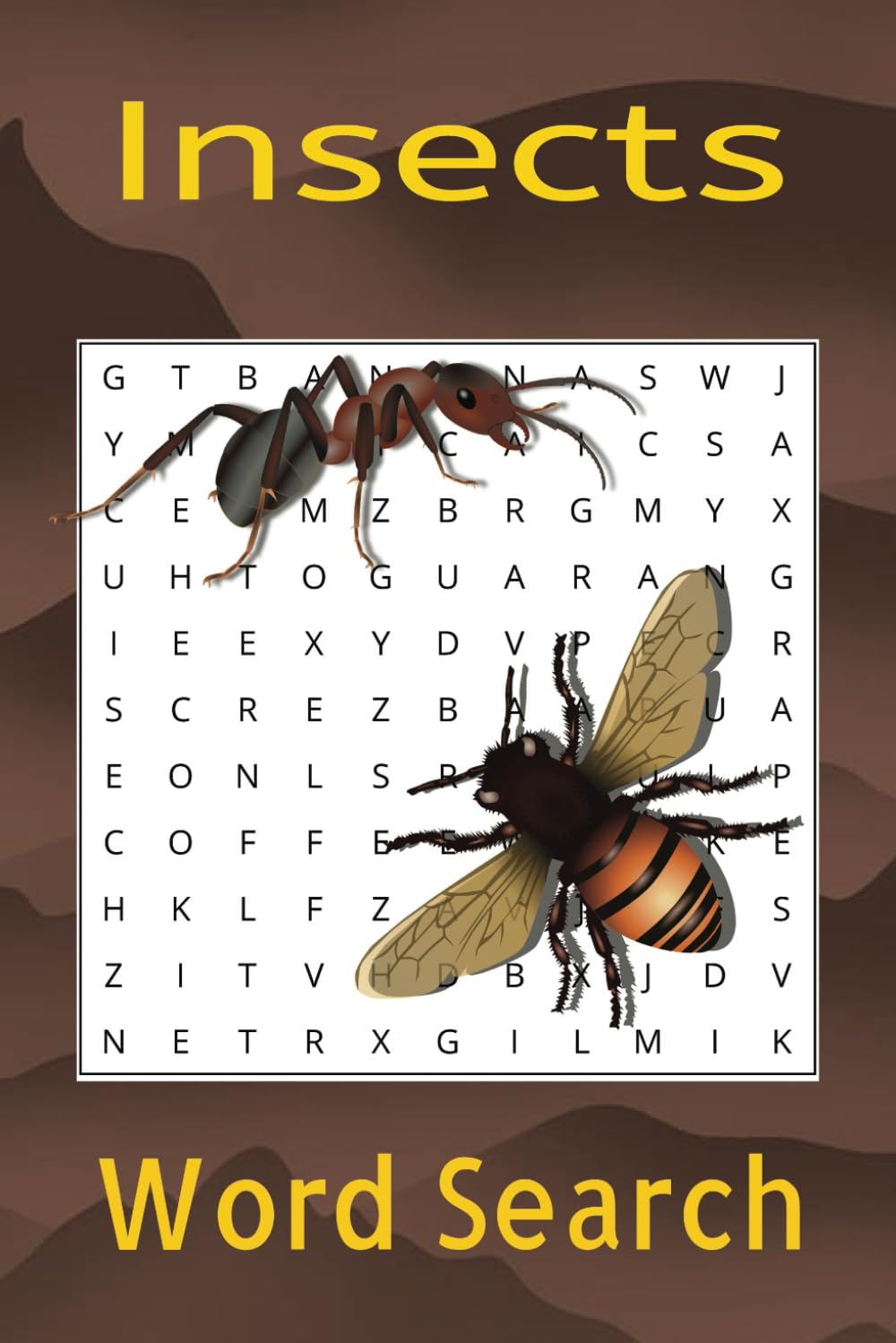 Insects Word Search Puzzle: Word Searches with Easy to read print about Insects, Spiders, Butterflys and More | 6x9 inches, 110 pages | 50+ Puzzles... Gift for Vacations, Holidays and Free Times baixar livro de graça