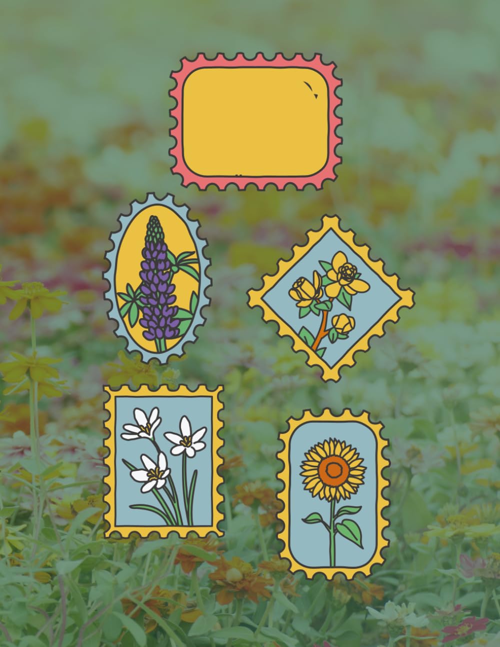 capítulo por capítulo baixar Garden Journal Flower Stamps
