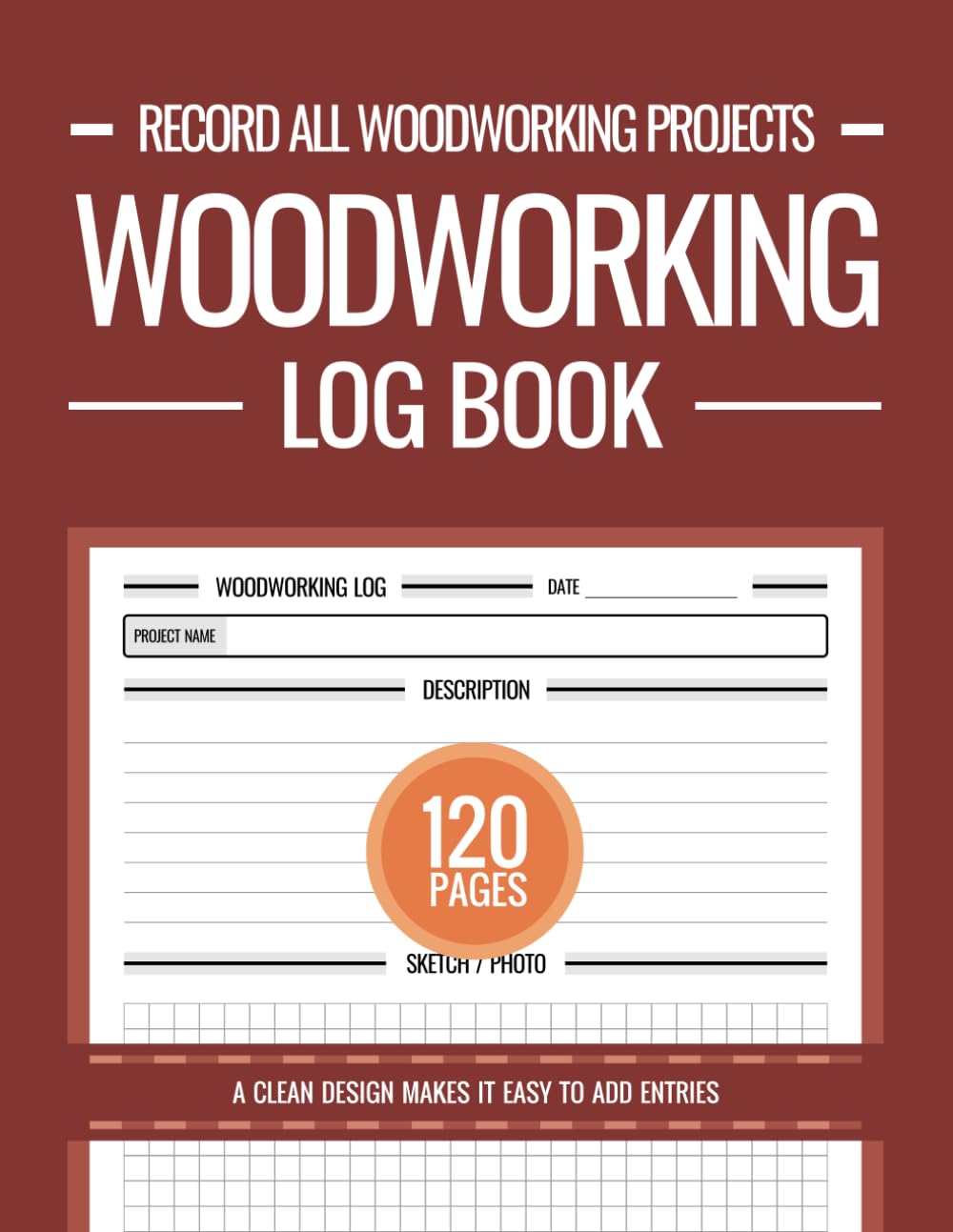 capítulo por capítulo baixar Woodworking Log Book, Woodworking Projects Logbook: For Beginners and Professionals