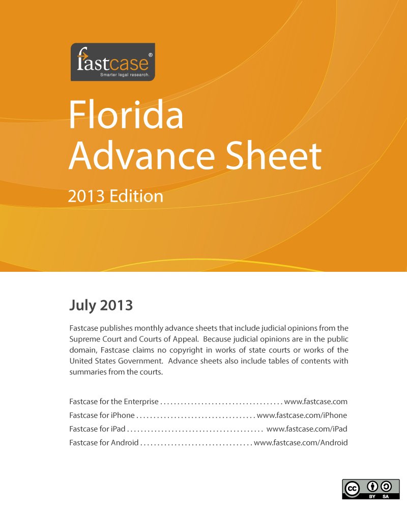 Florida Advance Sheet July 2013 (English Edition) baixar livro de graça