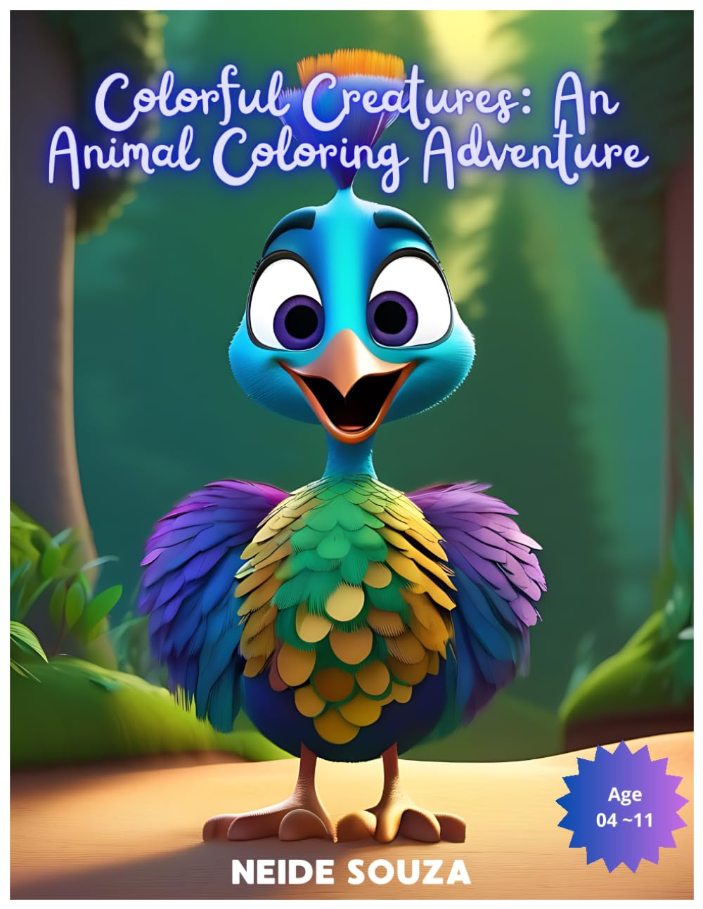 ler totalmente Colorful Creatures: An Animal Coloring Adventure