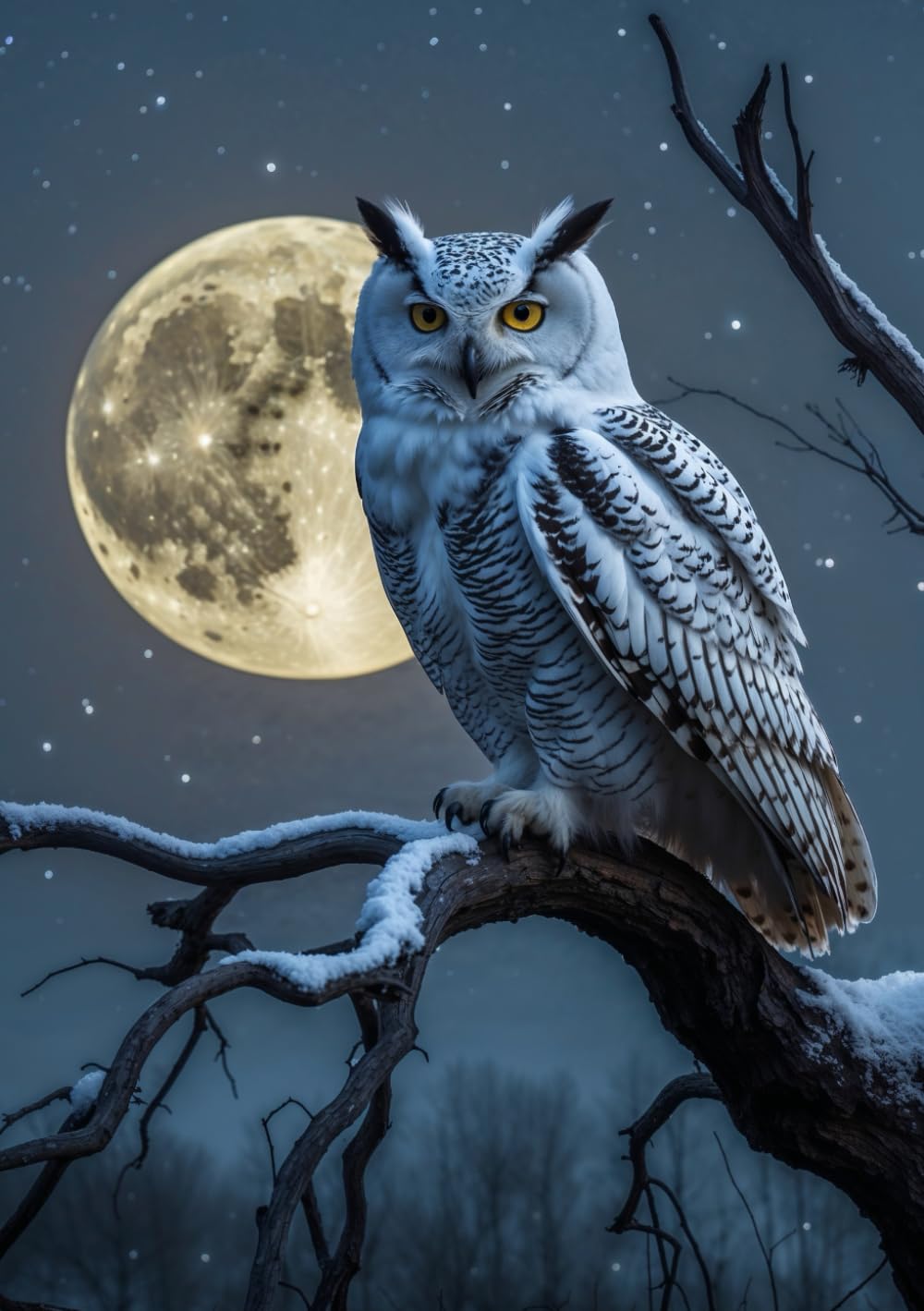 Snowy Owl Notebook: 6x9 Inches, Softcover, 240 Grid Pages, Glossy baixar livro de graça