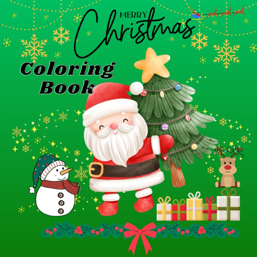 Christmas Coloring Book 1: 60 Bold and cute designs baixar o livro de graça