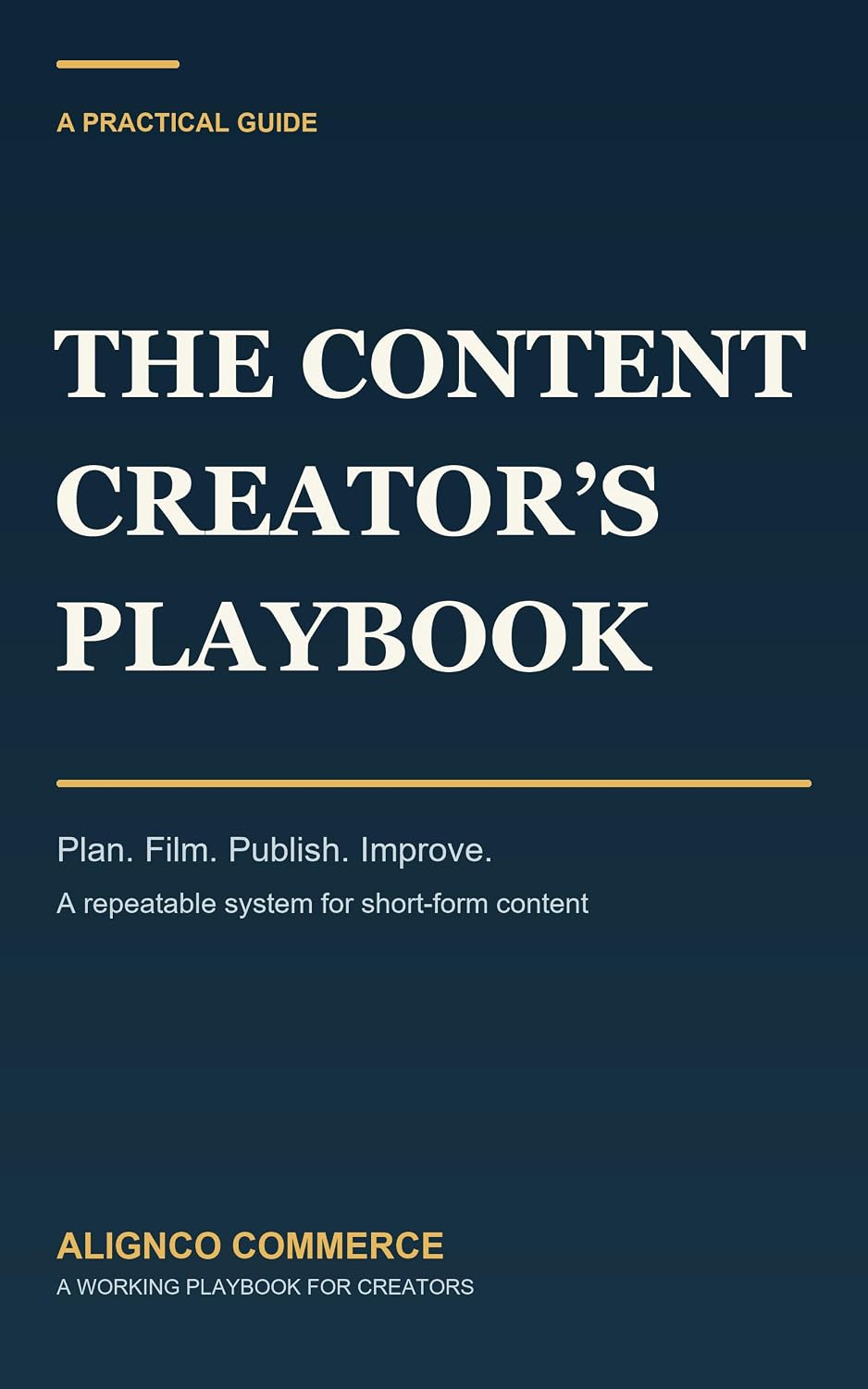 The Content Creator's Playbook: A practical guide to short-form video, audience growth, and creator business (English Edition) baixar o livro de graça