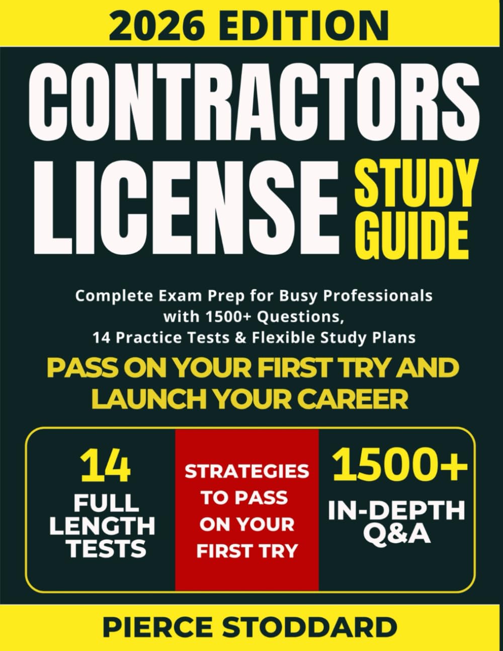 ler totalmente Contractors License Study Guide: Complete Exam Prep for Busy Professionals with 1500+ Questions, 14 Practice Tests & Flexible Study Plans | Pass on Your First Try and Launch Your Career