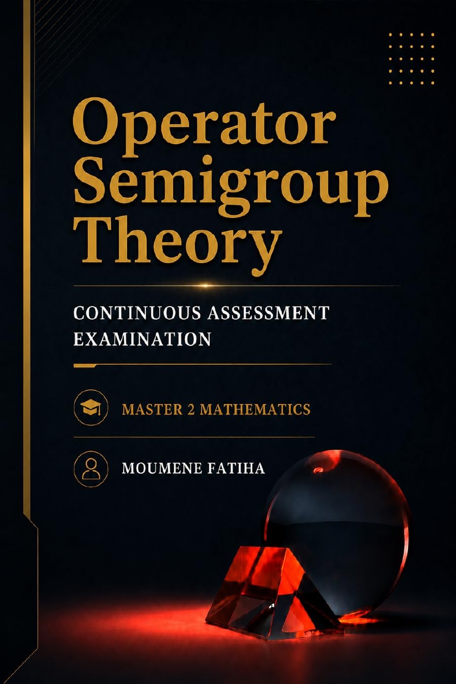 capítulo por capítulo baixar Operator Semigroup Theory - Continuous Assessment Examination (English Edition)
