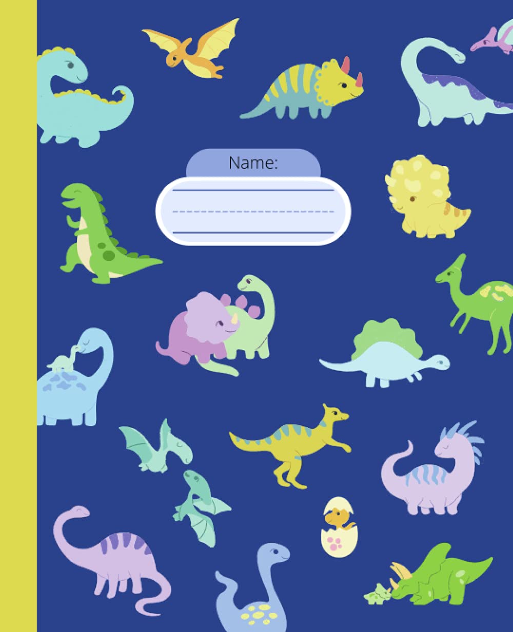 ler totalmente Dinosaur Composition Journal: Dino Composition Notebook for Kids, Wide Rule