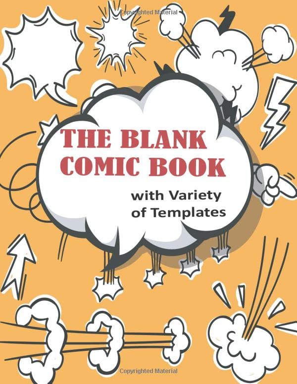 The Blank Comic Book Notebook: A Large 8.5" x 11" Notebook and Sketchbook for Kids and Adults to Unleash Creativity- Variety of Templates - More than 100 Blank Pages For Comic Book Drawing baixar o livro de graça