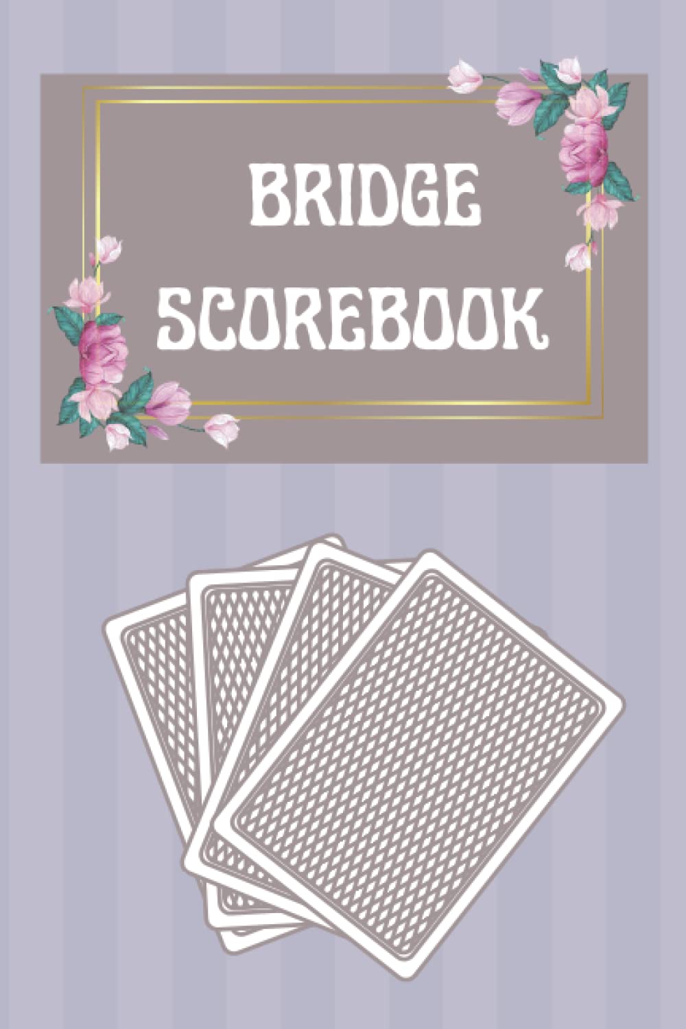 BRIDGE SCOREBOOK: Bridge Game Score Keeper Book, Grey Stripes Cover, Gift for Bridge Players baixar o livro de graça