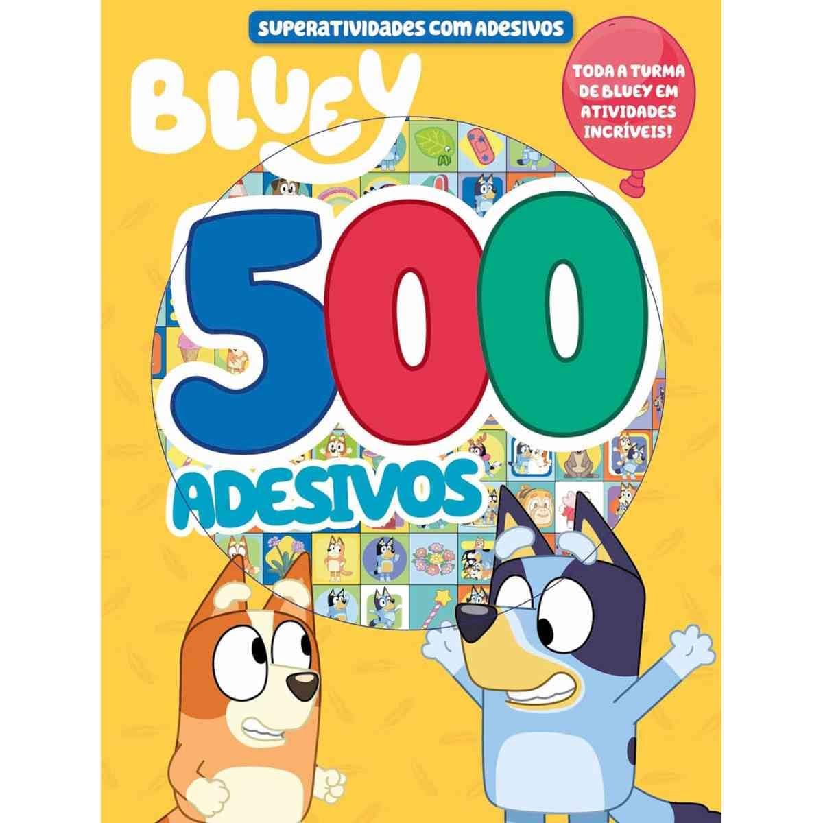 Bluey Superatividades com Adesivos - 500 Adesivos baixar o livro de graça