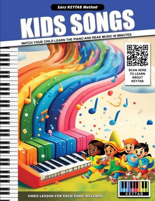 Kids Songs - Easy Keytab Method: Watch Your Child Learn the Piano and Read Music in Minutes - Includes Video Lesson for Easy Song baixar o livro de graça