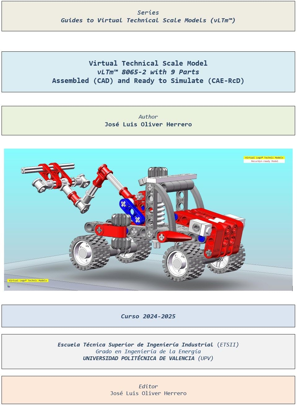 ler totalmente Virtual Technical Scale Model vLTm™ 8065-2 with 9 Parts. Assembled (CAD) and Ready to Simulate (CAE-RcD) (Guides to Virtual Technical Scale Models (vLTm™) Book 1063) (English Edition)