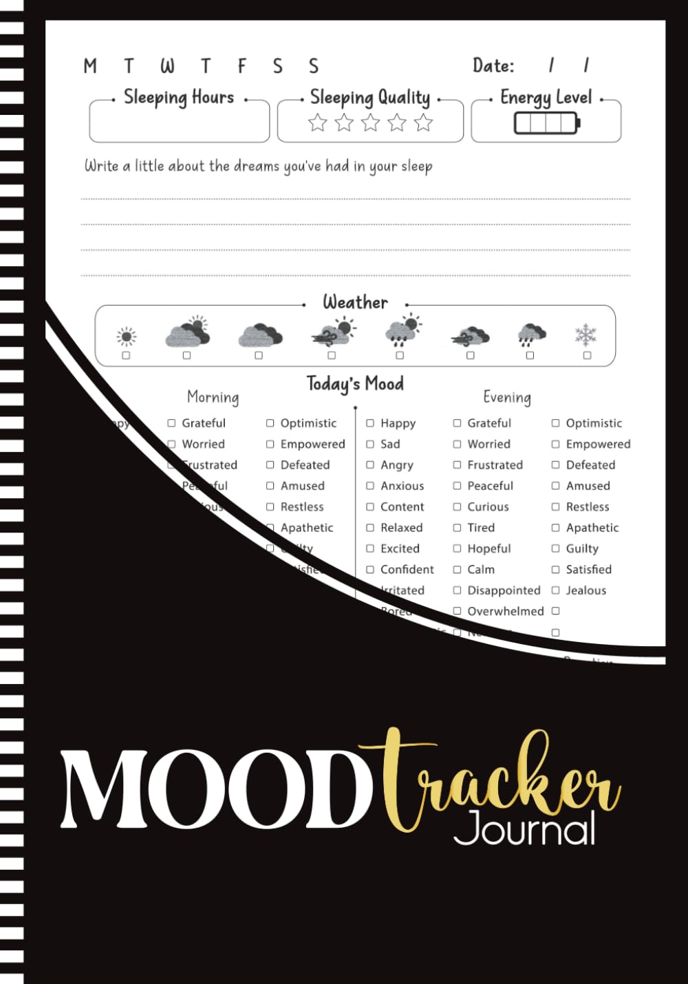 Mood Tracker Journal: Track Your Mood, Habits & Progress baixar livro de graça