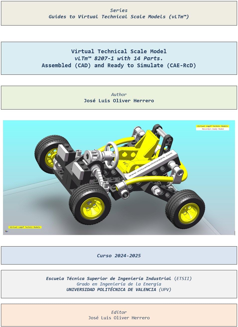 capítulo por capítulo baixar Virtual Technical Scale Model vLTm™ 8207-1 with 14 Parts. Assembled (CAD) and Ready to Simulate (CAE-RcD) (Guides to Virtual Technical Scale Models (vLTm™) Book 1075) (English Edition)