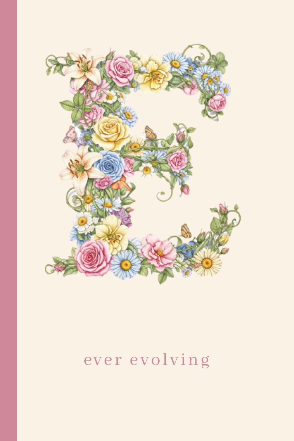 capítulo por capítulo baixar Floral Alphabet Notebook: E: 120 Lined Pages Floral Initial & Motivational Phrase