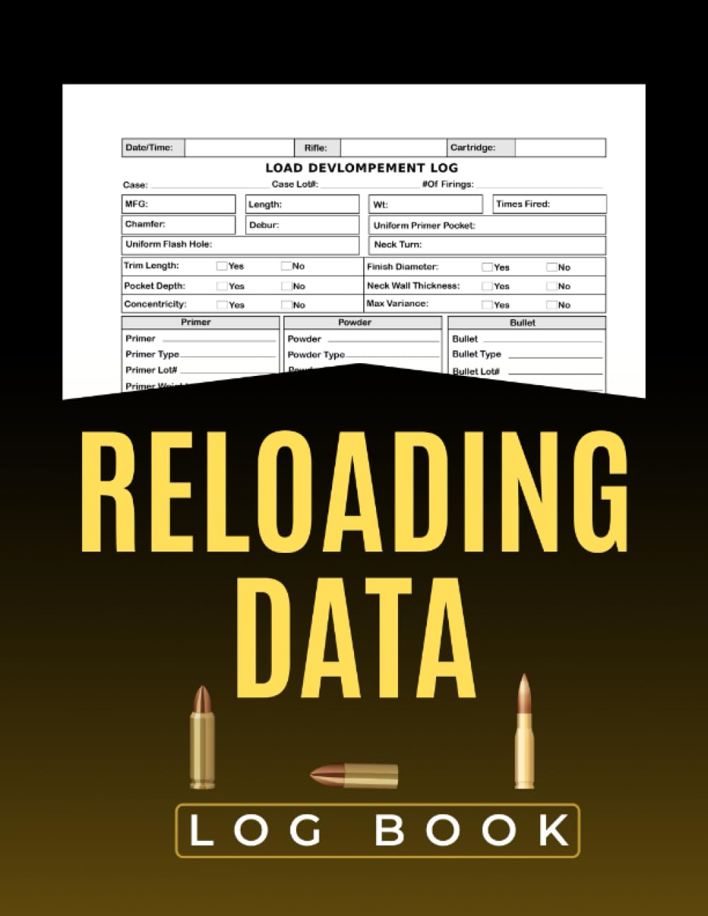 ler totalmente Reloading Data Log Book: Detailed Hand Reloading Data Log Sheets for hunters,handy and Perfect Handloading Ammunition For Reloaders to Record & Track Reloading Ammo,8.5",11"-120 Pages