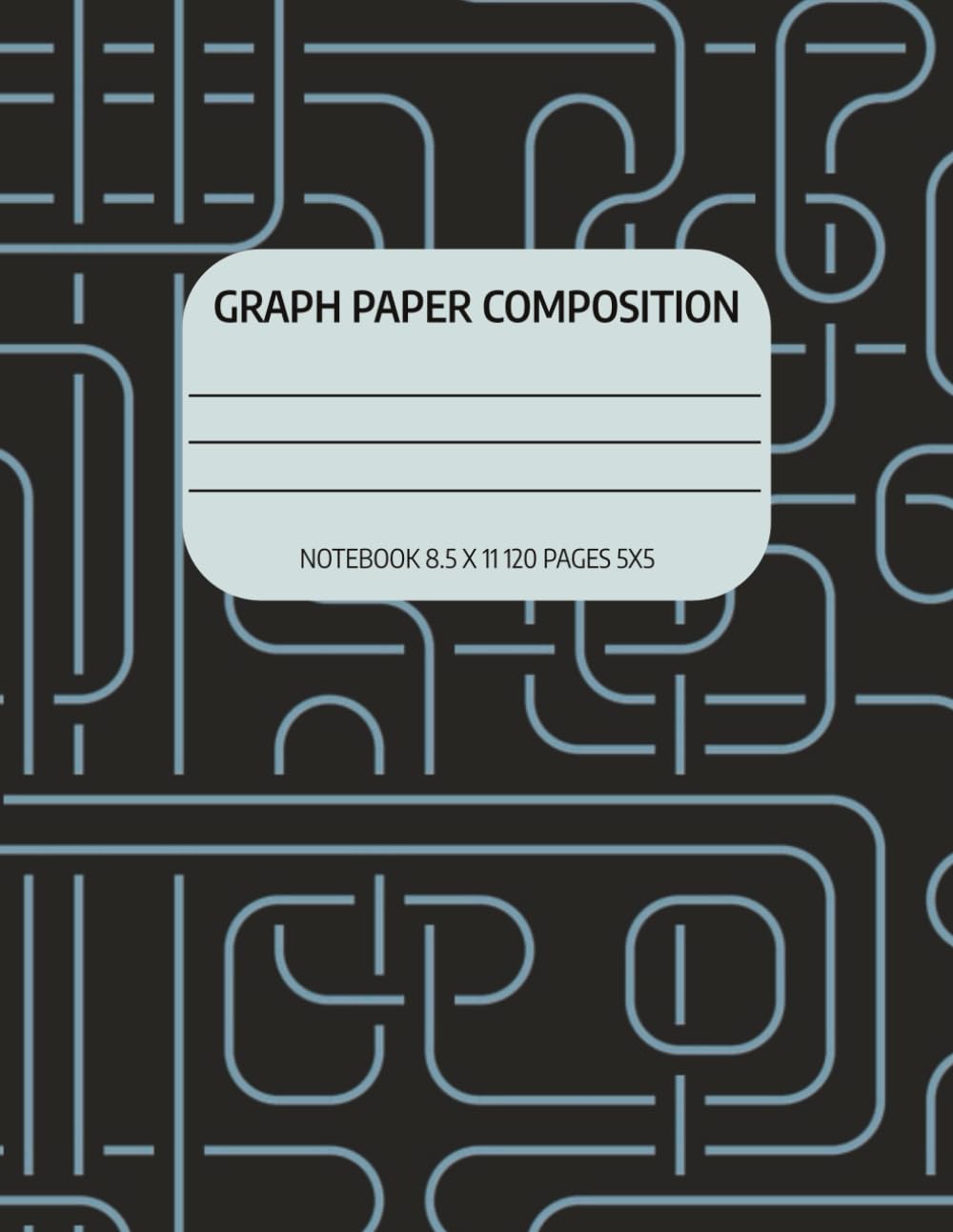ler totalmente Graph Paper Composition Notebook: 120 Large Pages (8.5 x 11), 5x5 Graph Ruled