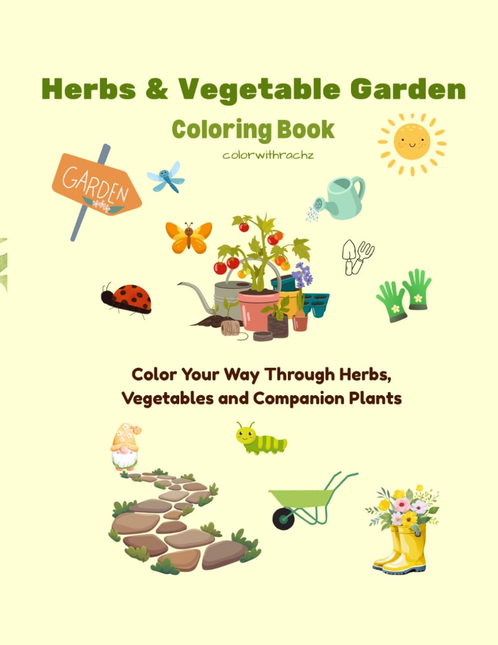 capítulo por capítulo baixar Companion Planting Coloring Book for Gardeners: Color Your Way Through Herbs, Vegetable and Companion Plants