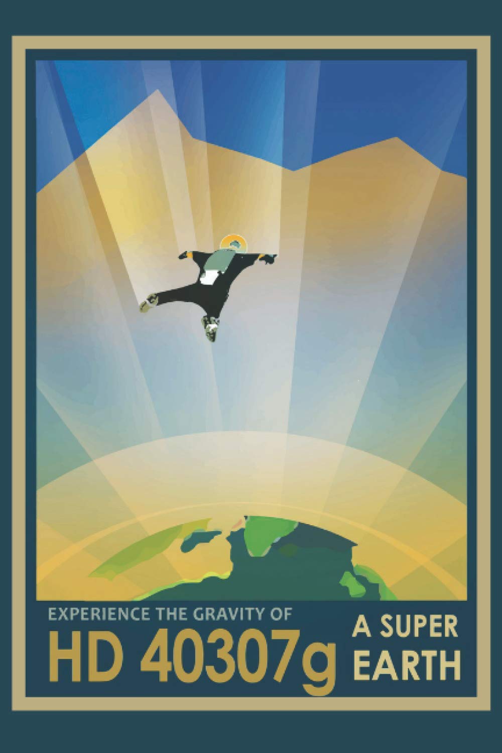 ler totalmente EXPERIENCE THE GRAVITY OF A SUPER EARTH HD 40307 G: NOTEBOOK, 120 Lined Pages, 6" x 9"