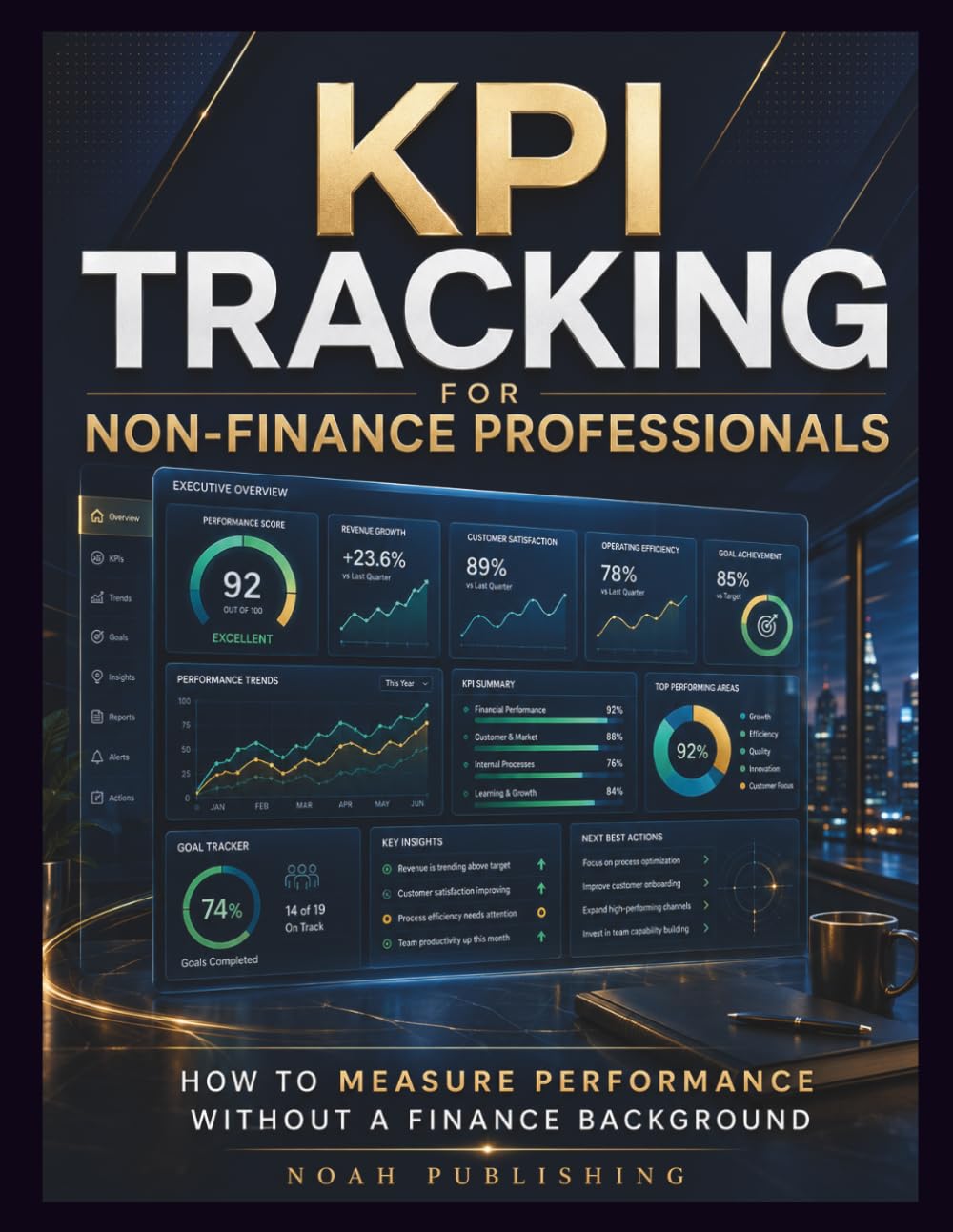 ler totalmente KPI Tracking for Non-Finance Professionals: A Practical Guide to Measuring Performance, Building Better Dashboards, Understanding Business Metrics,... Decisions Without Financial Expertise