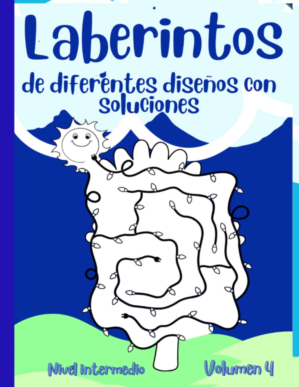 Laberintos de diferentes diseños con soluciones. Volumen 4. Nivel intermedio: Libro de actividades para niños y adultos. Estimulación cognitiva. (Pasatiempos) (Spanish Edition) baixar livro de graça