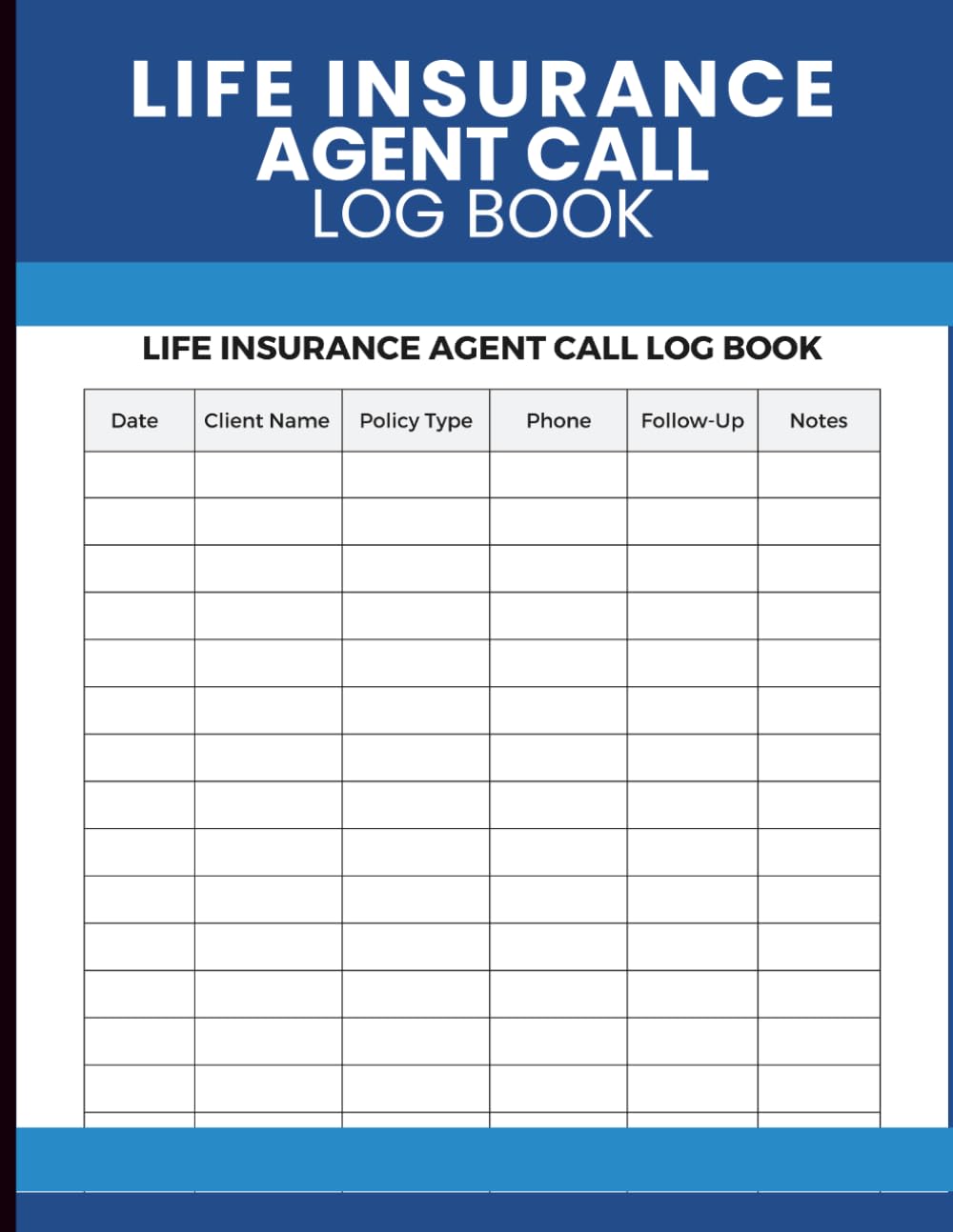 capítulo por capítulo baixar Life Insurance Agent Call Log Book: Client Contact Tracker for Recording Calls, Follow-Ups, Policy Details, and Notes | Organized Record Book for Life Insurance Agents and Sales Professionals
