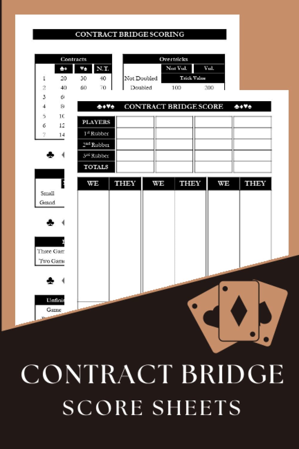 Contract Bridge Score Sheets: Keep Record 120 Game Scores In This Notebook | Score Keeper Pads With Scoring Guide Or Rules | 120 Pages | Size 6 x 9 baixar o livro de graça