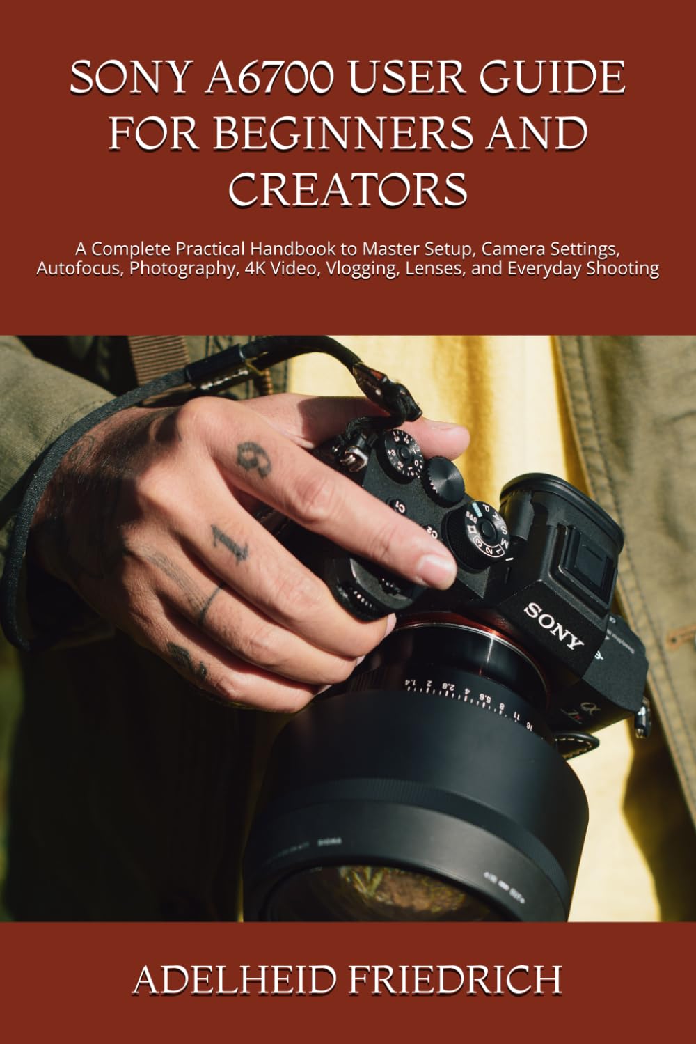 capítulo por capítulo baixar Sony A6700 User Guide for Beginners and Creators: A Complete Practical Handbook to Master Setup, Camera Settings, Autofocus, Photography, 4K Video, Vlogging, Lenses, and Everyday Shooting