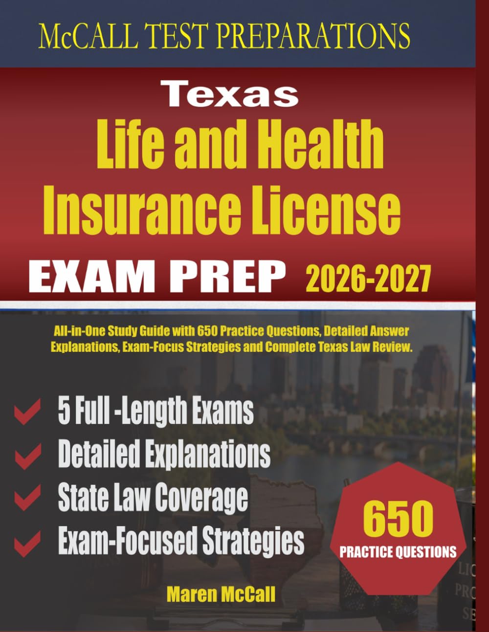 Texas Life and Health Insurance License Exam Prep: All-in-One Study Guide with 650 Practice Questions, Detailed Answer Explanations, Exam-Focus Strategies and Complete Texas Law Review. baixar livro de graça