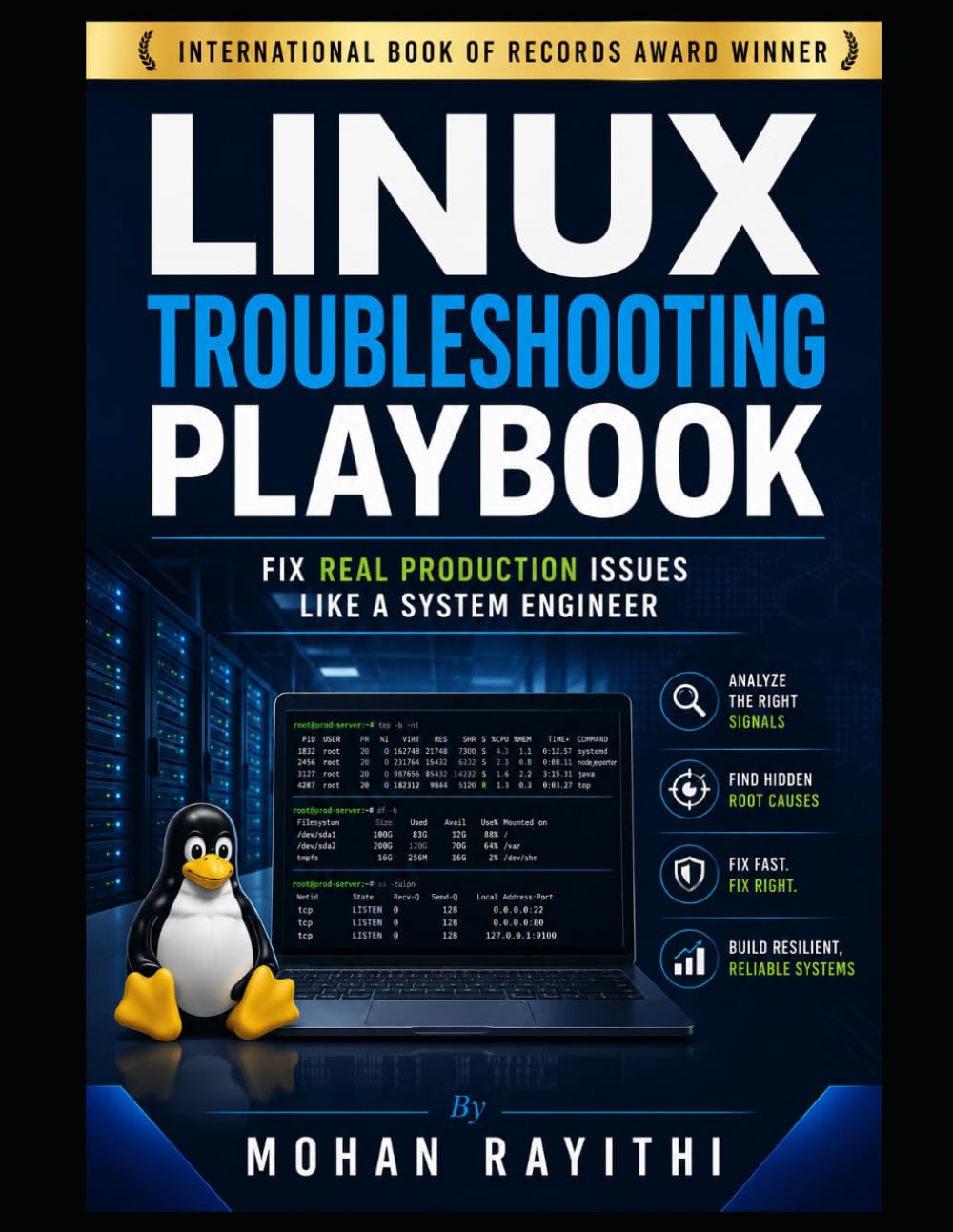 ler totalmente Linux Troubleshooting Playbook: Fix Real Production Issues Like a System Engineer