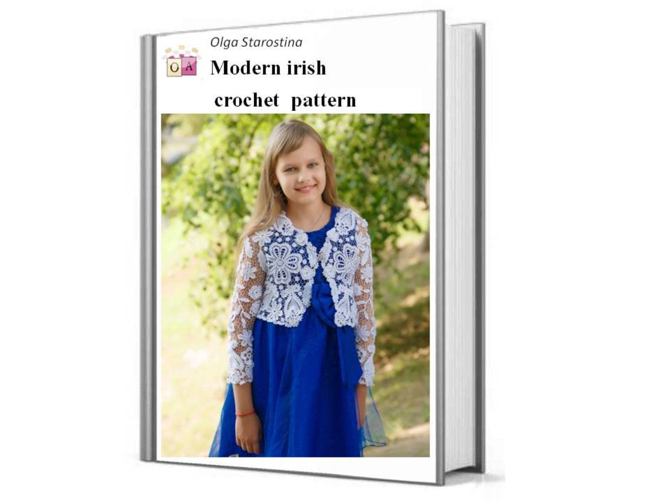 Lace jacket for girls - Irish crochet lace pattern (Modern Irish Crochet Lace Pattern) (English Edition) baixar livro de graça
