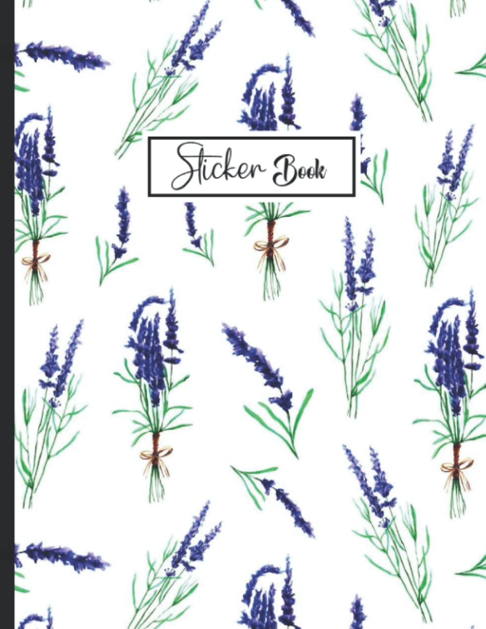 ler totalmente Sticker Book: Bluebonnet Theme Sticker Book Collecting Album Blank Notebook.