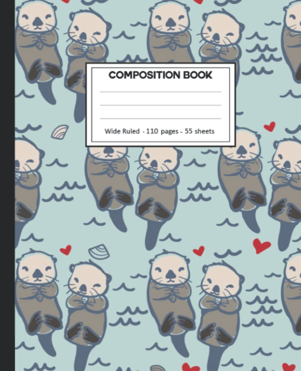 Composition Notebook: Sea otter Wide Ruled Blank Lined Composition Book Journal (7.5 x 9.25 in) Cute Notebooks for Girls Teens Kids School Planner Diary Writing Notes. baixar o livro de graça