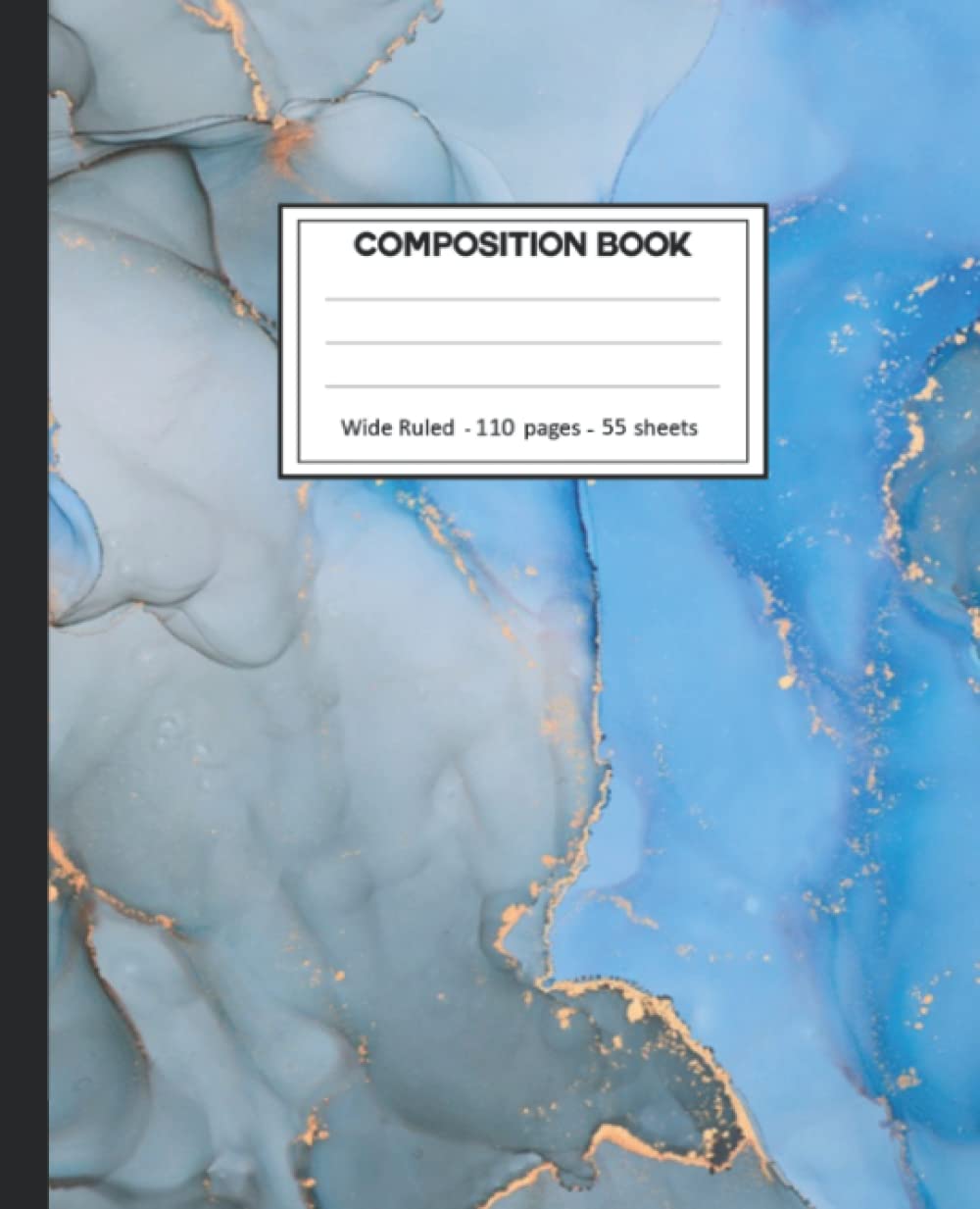 Composition Notebook: Wide Ruled: 110+ Lined Pages Writing Journal: Watercolor Theme baixar livro de graça