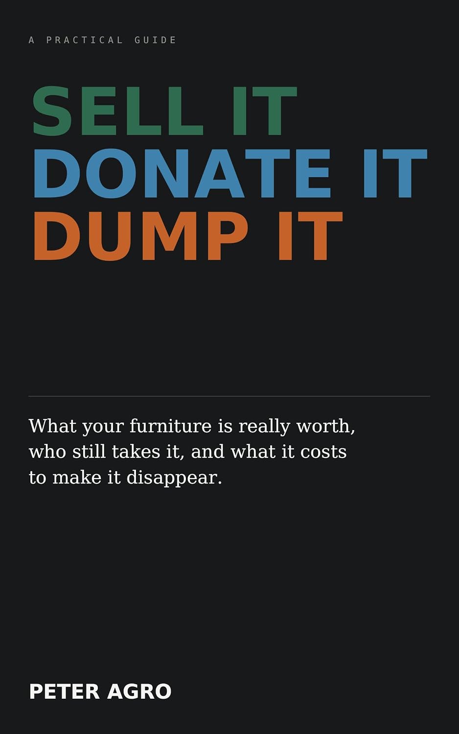 ler totalmente Sell It, Donate It, Dump It: What your furniture is really worth, who still takes it, and what it costs to make it disappear (English Edition)