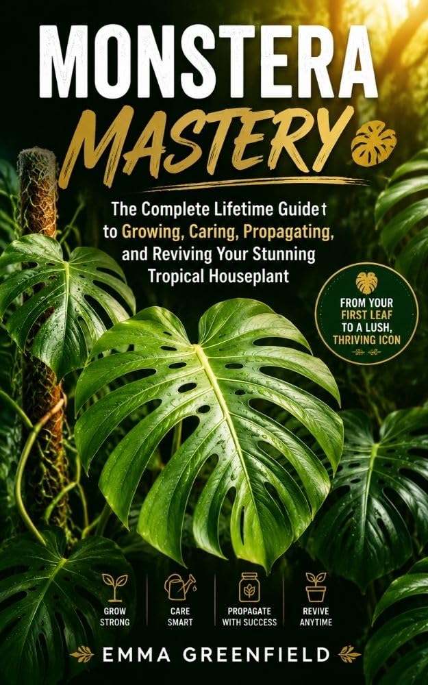 ler totalmente Monstera Mastery: The Complete Lifetime Guide to Growing, Caring, Propagating, and Reviving Your Stunning Tropical Houseplant (English Edition)