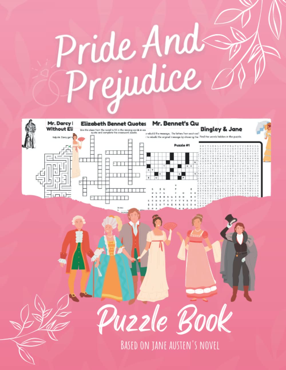 ler totalmente Pride and Prejudice Puzzle Book Based on the Novel By Jane Austen: Word Search, Crossword Puzzles, Anagrams, Trivia, Unscramble Words, Sudoku, Quote Match, and More