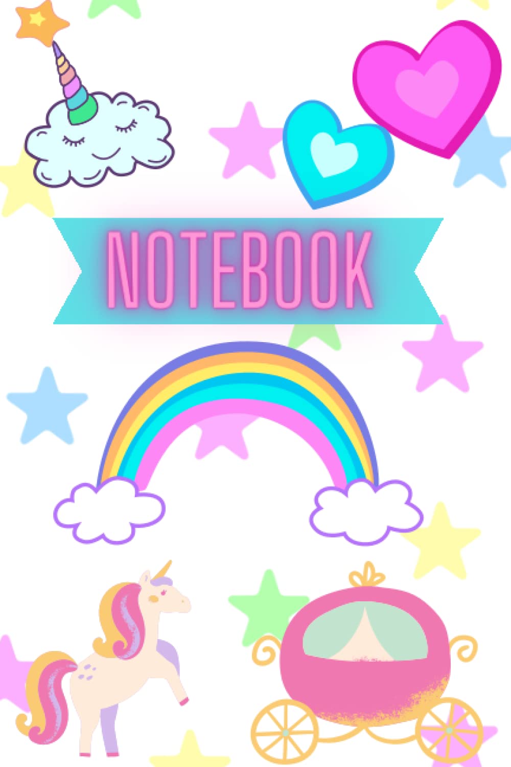 ler totalmente Unicorn Journal, 120 Pages: Unicorn printed journal for kids